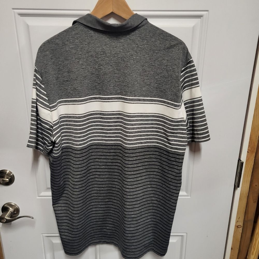 Adidas Men's Grey White Polo Shirt Size Xlg - Picture 5 of 5